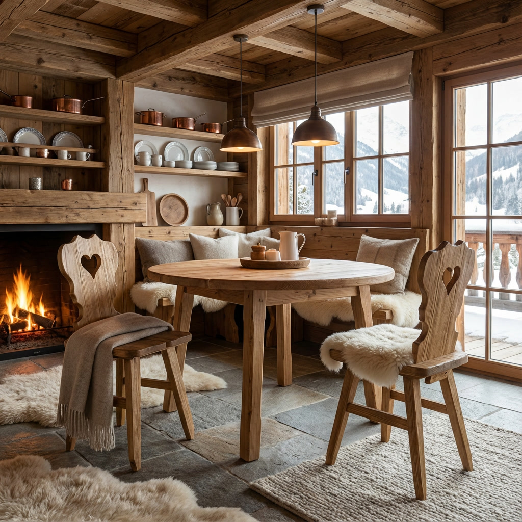 BERGLIV OAK HEART CHAIR