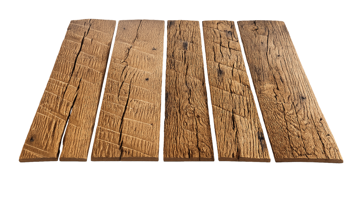 Bosco Line Lamella in aged wood finish